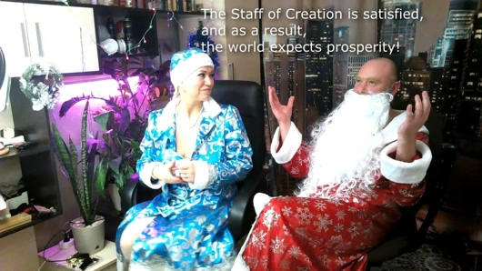 Snow Maiden'ın ıslak kedisi ve Noel Baba'nın sihirli değneği... )) #Noel