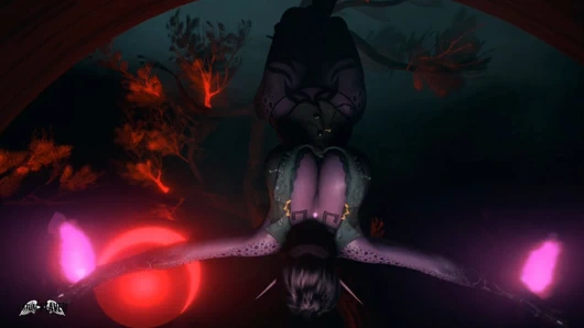 Mor succubus cadılar bayramı striptiz - virtualheaven tarafından 3 boyutlu vr hentai animasyonu