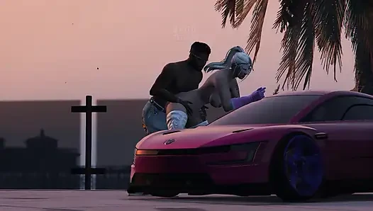 GTA 5 FRANKLIN CAPTAIN CRAZY DICK GIVING IT ALL OVER THE SAINTS GTA V