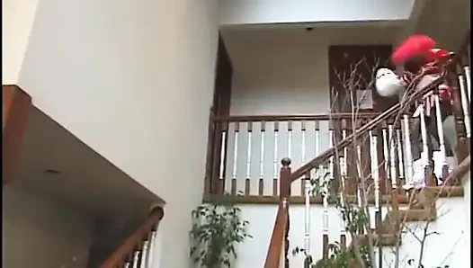 Zenci büyük memeli seksi kızı çılgınca sikiyor