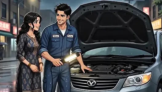 Raat Mein Car Kharab - Mechanic Ne Married Woman Ki Help Ki ( AI generated )