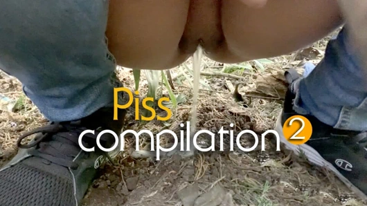 Yaramaz genç kız ormanda işiyor, derleme, suyu benden çıkar!