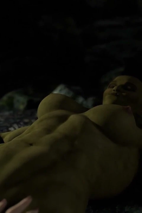 68 Futanari Ork Ork'u Ormanda Peri Sertçe Sevişiyor - Oral Seks, Derin Boğaz ve Anal Seks