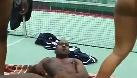 Little Blonde Babe Interracial Gangbang by BBCs