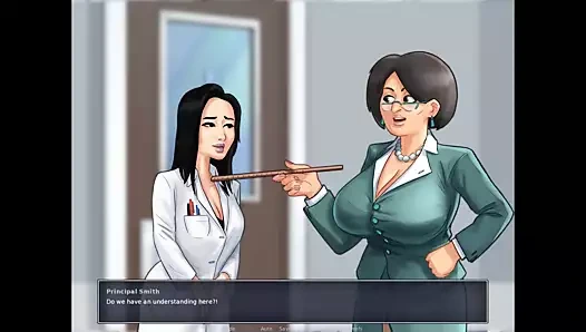 Yaz mevsimi efsanesi: milf profesör kolejde bir vibratörle onu kedi-ep73'te yürür