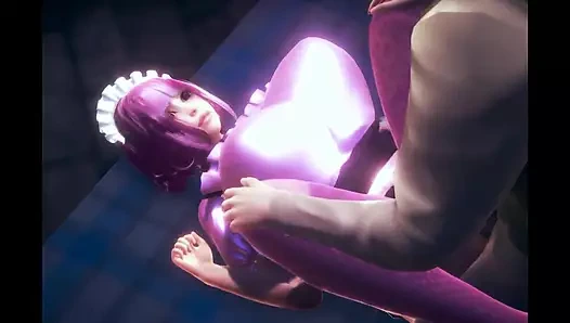 Kokoro hizmetçi sikiliyor - animasyon