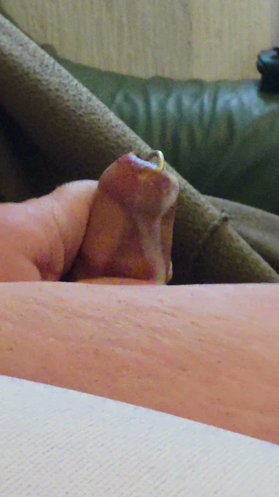 Cummings Pierced Cock
