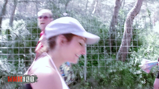 Porn jogging in the woods with Charlotte de Castille
