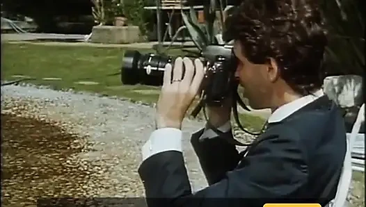 Bahçede klasik grup seks partisi