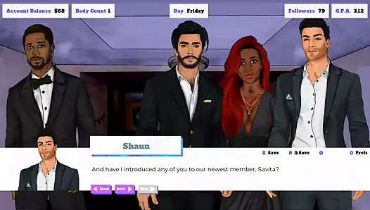 Üniversite çılgınlığı: Hintli desi kız süslü partide - ep12