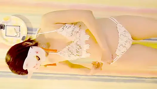 Mayu no59 mayo uydurma, anal yalama, beyaz gözlü orgazm, sperm yeme, meme piercingi, fışkırtma, konvülsif orgazm