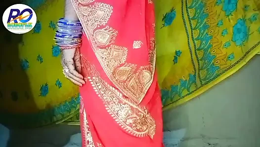 Hint köy kırmızı saree beni jabardast ghori satele beni chudai karvachauth bölüm 2