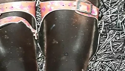 Birkenstock voll spritzen