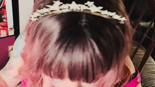 Tina Snua Is Stunning In Pink Leather & Chain Smoking - BBW OMI OME Snap Inhales Drifting Smoke