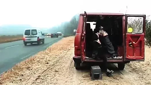 Sokakta çılgın sikme