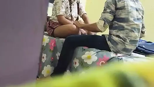 Gerçek öğrenci ve tution öğretmeni ghapaghap viral video rol yapma