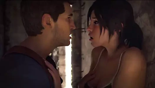 Nathan drake ve lara croft fuck: hydrafxx animasyon