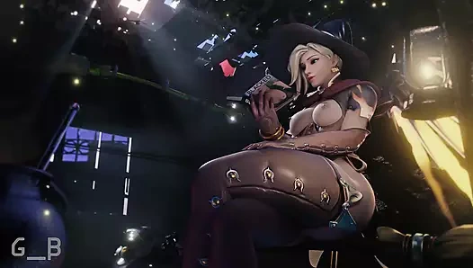 Mercy üstsüz okuma keyfi