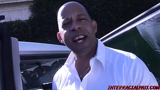 Vahşi ve azgın raven siyah bir yarak maven