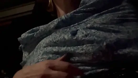 Tit flashing train striptease as I get ready for bed whilst on a 65 hour journey from L.A. to Chicago