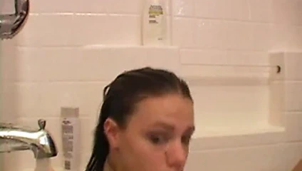 Sıcak gf alma bir banyo