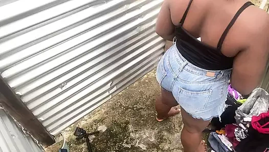 Plaj kabininde amatör kamera (lycra)