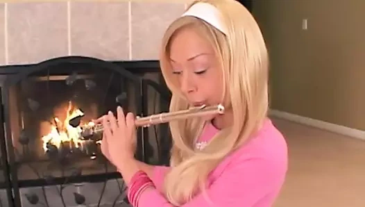 teen mastürbasyon sabit tarafından bir flüt yukarı derin yapıştırma