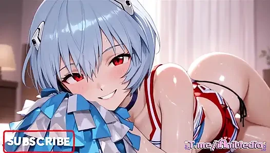 Ai anime kız rei ayanami ateşli seksi kıyafetler gösteri derlemesi
