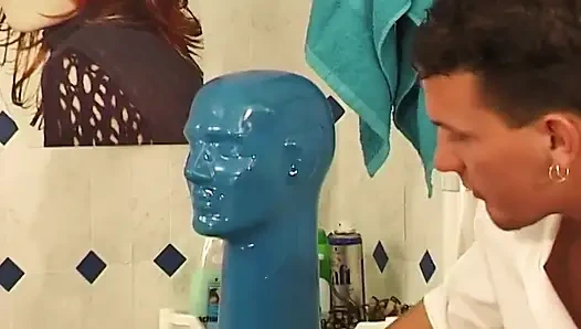 Derin sikişten sonra ağzı açık göt deliği damlayan kalın döl