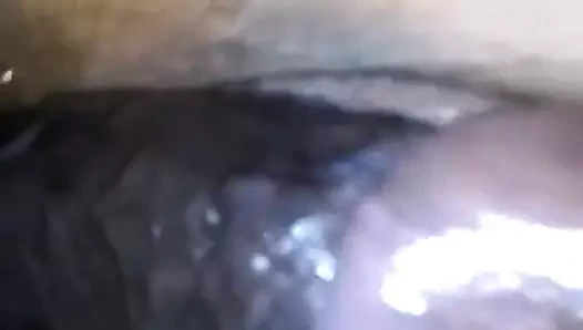 Wifey squirts ve cums üzerinde benim çük