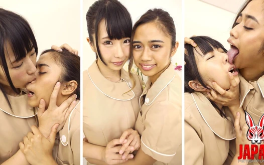 Arisu mizushima vs aysha yuzuki - lekesiz bir spada kirli nefes, burun yalama ve tükürme savaşı