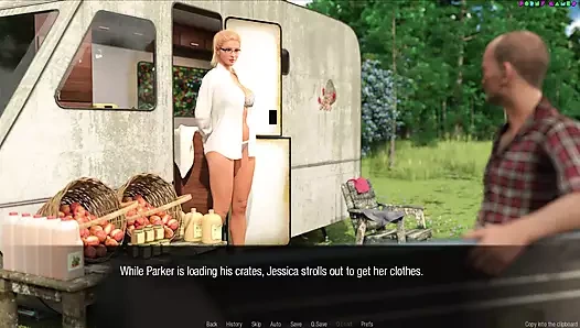 Jessica O'neil'in stoper'a sert haberi - yaşlı adamla bahçeye gidiyor 19