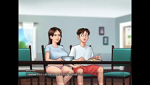 Pregnant stepmom has too much desire for sex and so does my stepsister - summertime saga