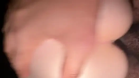 Black estate agent claims my tight pussy in my husbands office while my husband records