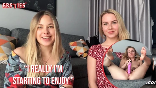 Ersties - ateşli sarışınlar birbirlerini yerler ve bir oyuncakla bitirirler