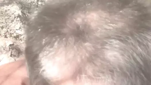 Baba ağzına boşalıyor