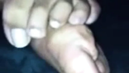 FF24 doğal olarak güzel Latin ayak parmakları