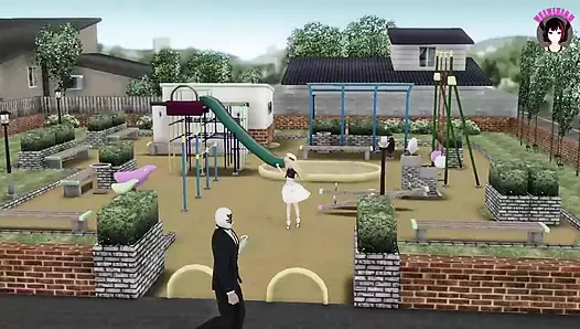 Sevimli genç kız - halka açık seksi dans ve kademeli soyunma