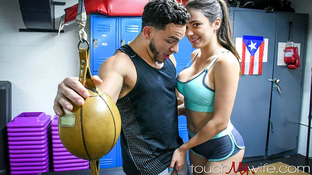 TouchMyWife - Personal Trainer Stretches Out Shy Housewife's Pussy - Ashly Anderson