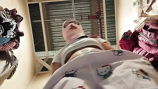 Sexy MILF Trying on Panties. Watching a Hairy MILF, Hairy Pussy, Big Tits, Big Ass.