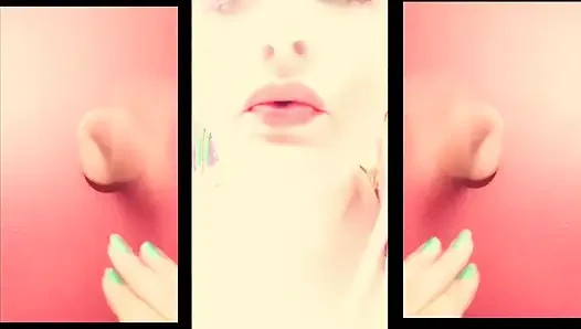 Kız arkadaşın seni pornoya bakarken yakaladı, bu yüzden sana tükürüyor ve sikini tokatlıyor konuşmadan