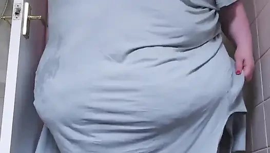 Ssbbw dev sana doğru yürüyor