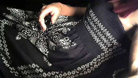 Handjob in bed