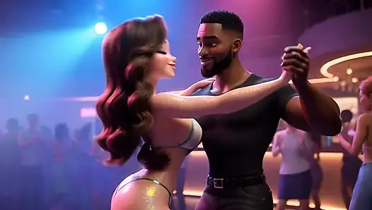 Ep9-From Chubby & Ignored to Curvy Cock Tease-Wife in Emerald Micro Bikini With a handsome black man