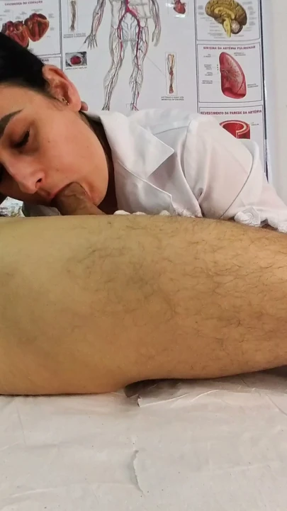 Oops... I got a hardon in front of the nurse | Clip 1