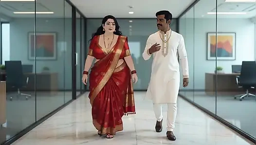 Desi indiano shweta bhabhi fare sesso in ufficio con video di animazione audio hindi
