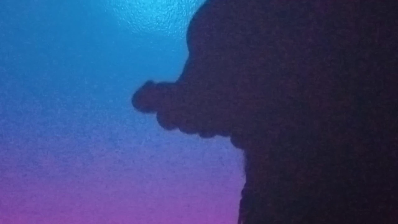 Моя тень жестко на