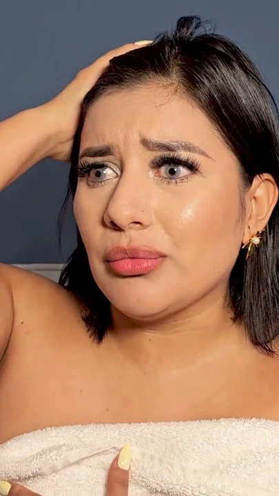 Stepson fucks his stepmother hard after seeing her shower, with a hard cock - Naty Delgado & Markus Brown | Clip 1