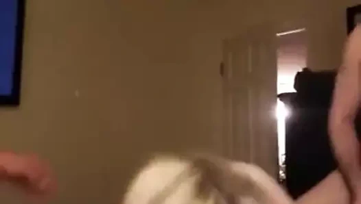 iki erkekler Siktir et sarışın