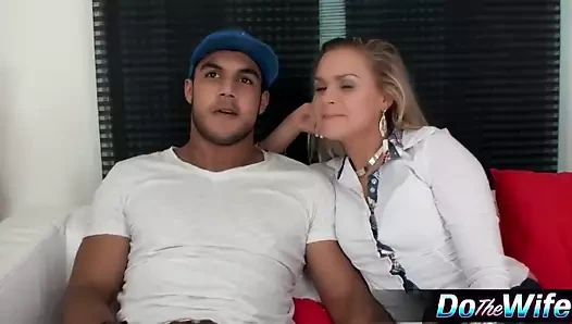 Horny wife Barra Brass gets her asshole creampied